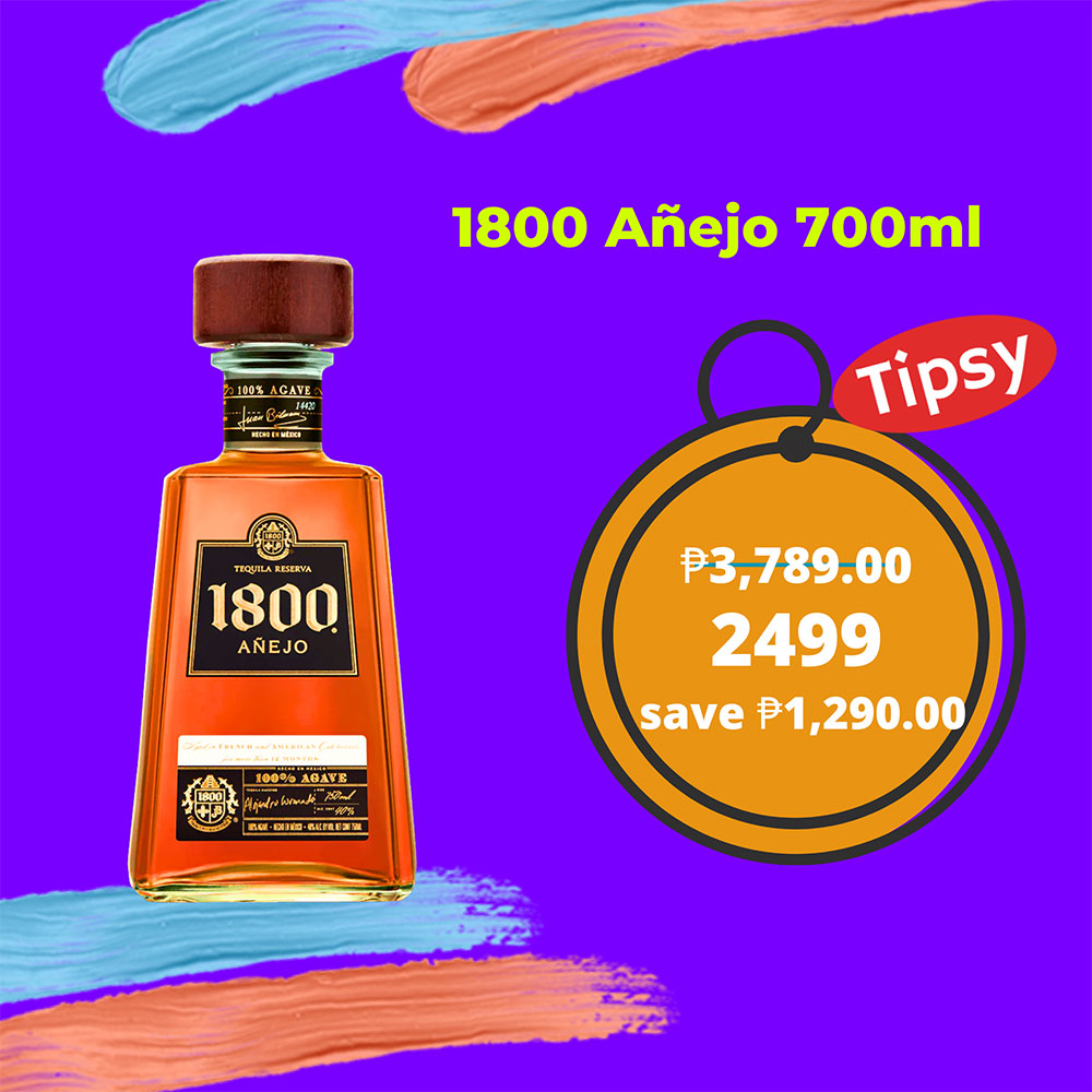 Buy 1800 Añejo Tequila 700ml at a Very Affordable Price in the Philippines