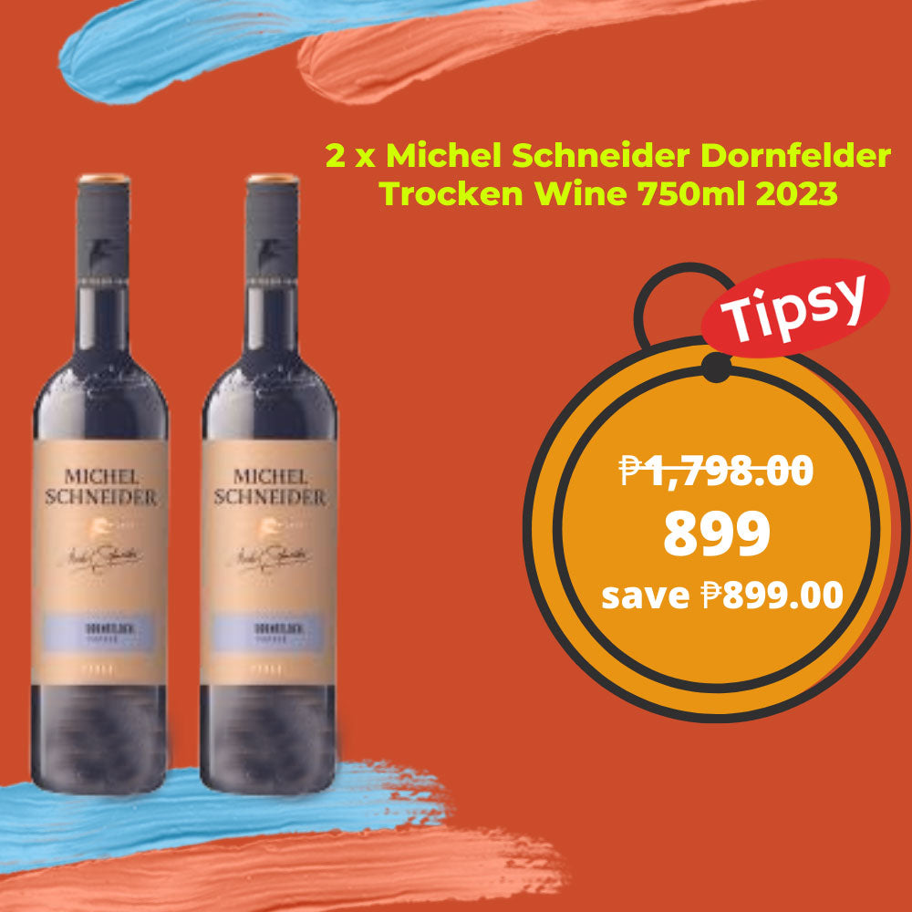 2 x Michel Schneider Dornfelder Trocken Wine 750ml 2023 Price Philippines