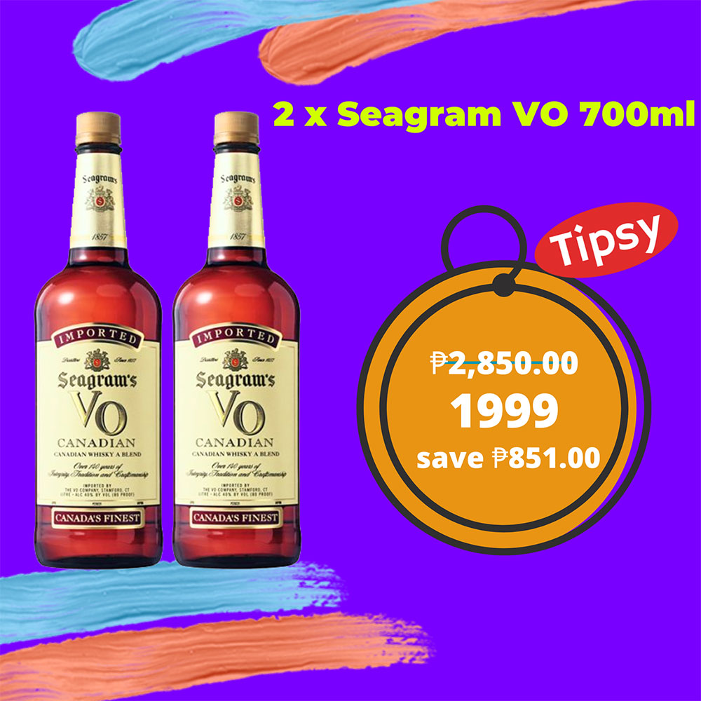 Buy 2 x Seagram VO Whisky 700ml at a Very Affordable Price in the Philippines