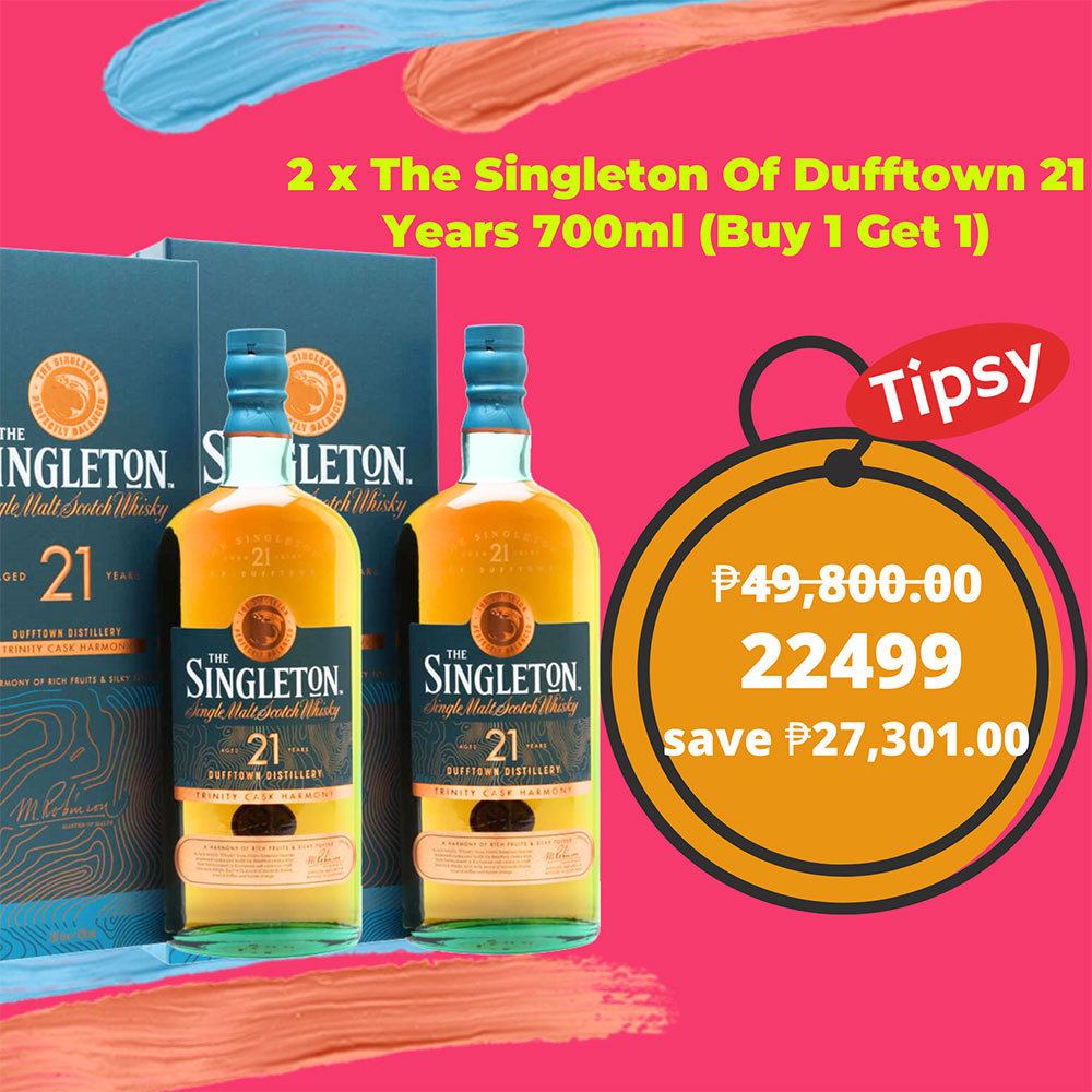 2 x The Singleton Of Dufftown 21 Years 700ml (Buy 1 Get 1) Price Philippines