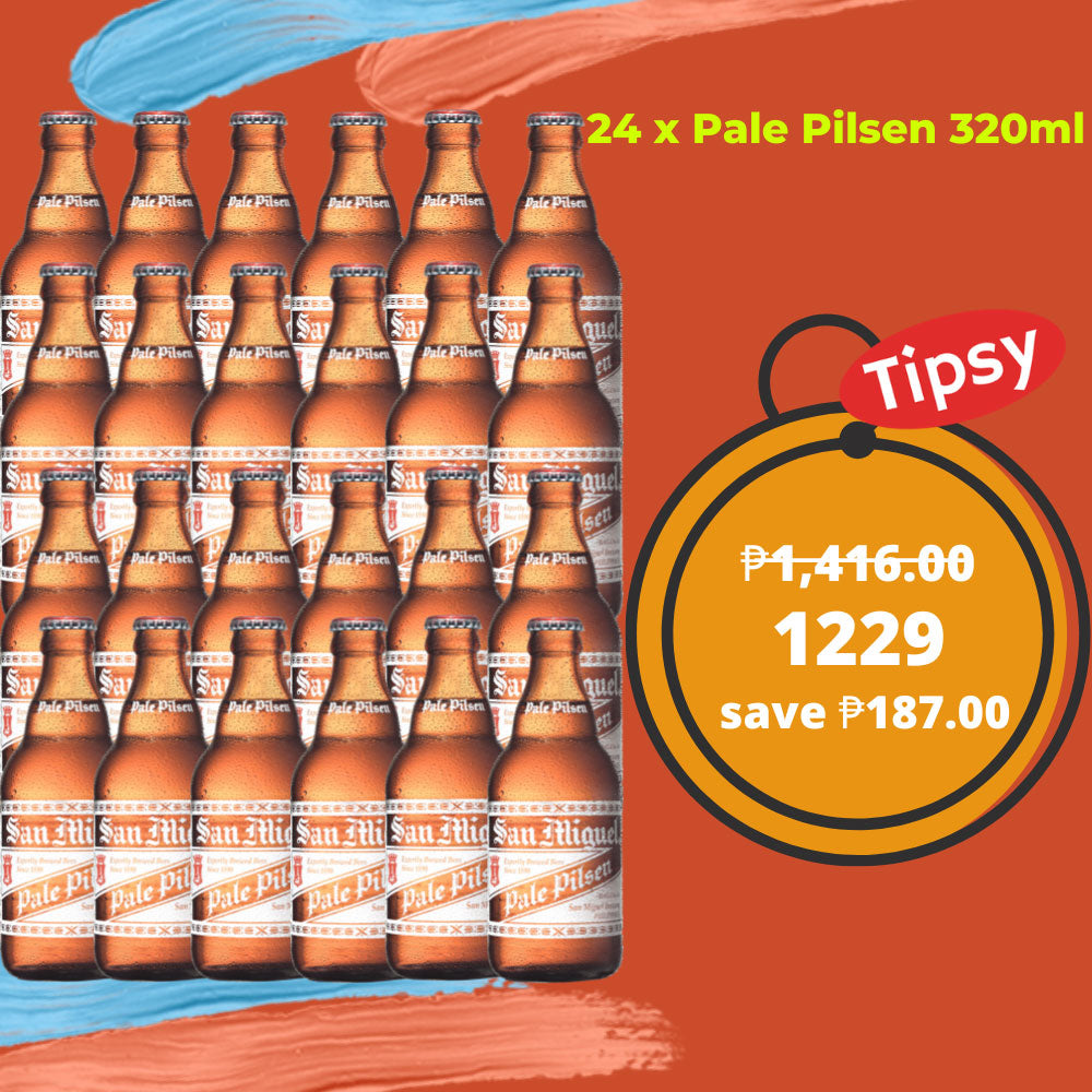24 x San Miguel Pale Pilsen 320ml Price Philippines