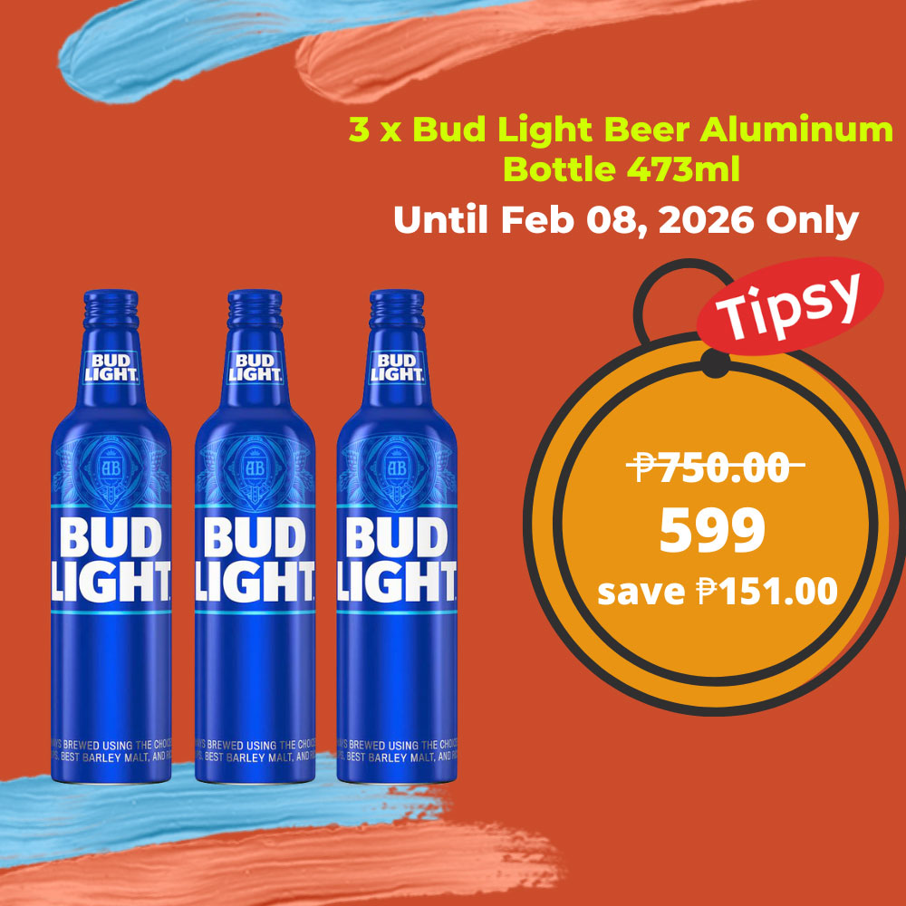 3 x Bud Light Beer Aluminum Bottle 473ml Price Philippines