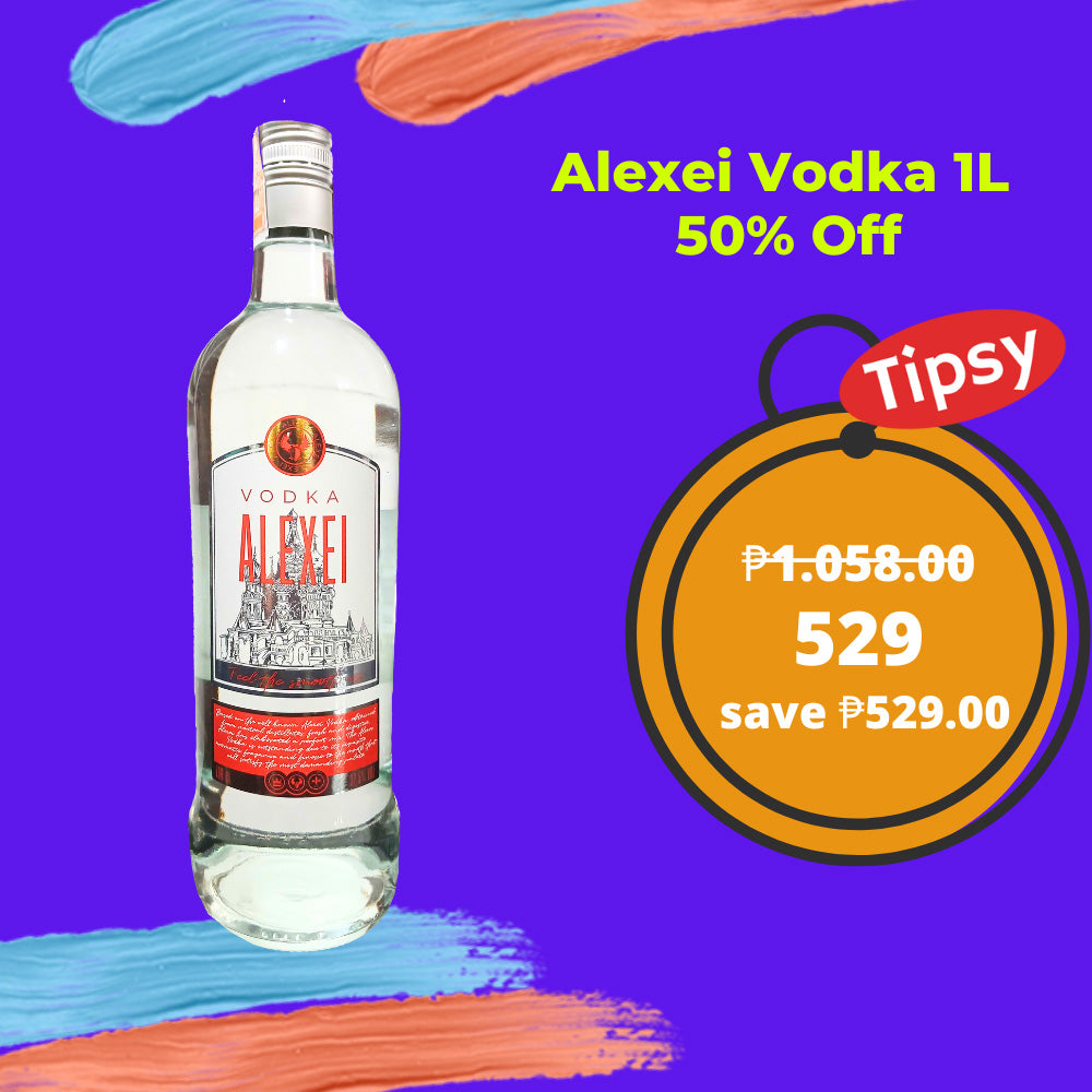 Buy Alexei Vodka 1L 50% Off at a Very Affordable Price in the Philippines