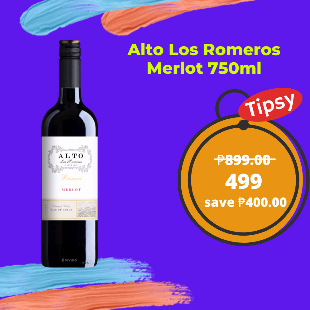 Buy Alto Los Romeros Reserva Merlot WIne 750ml at a Very Affordable Price in the Philippines