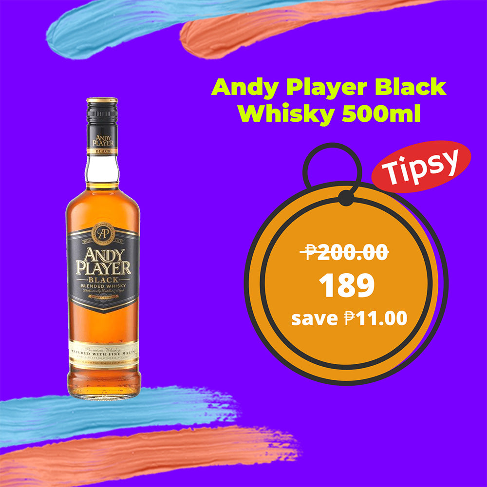 Buy Andy Player Black Whisky 500ml at a Very Affordable Price in the Philippines