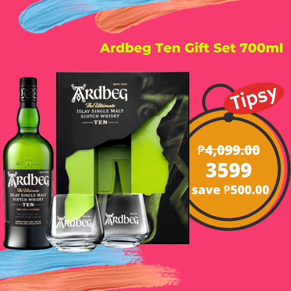 Buy Ardbeg Ten Gift Set 700ml at a Very Affordable Price in the
