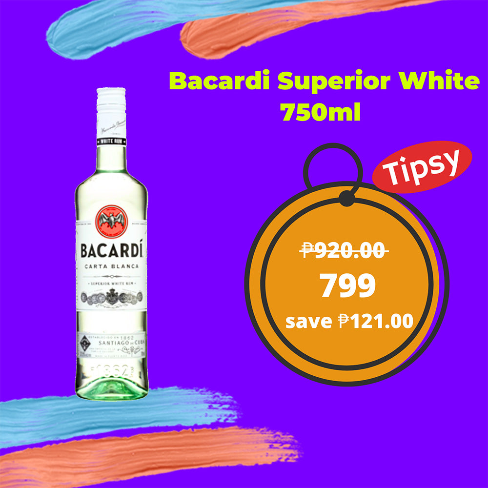 Buy Bacardi Superior Rum 750ml at a Very Affordable Price in the Philippines