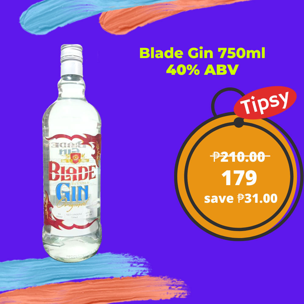 Blade Gin 750ml
40% ABV Price Philippines