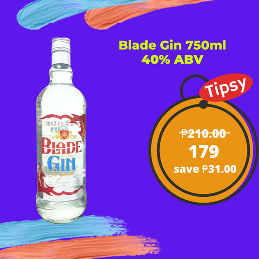 Blade Gin 750ml
40% ABV Price Philippines