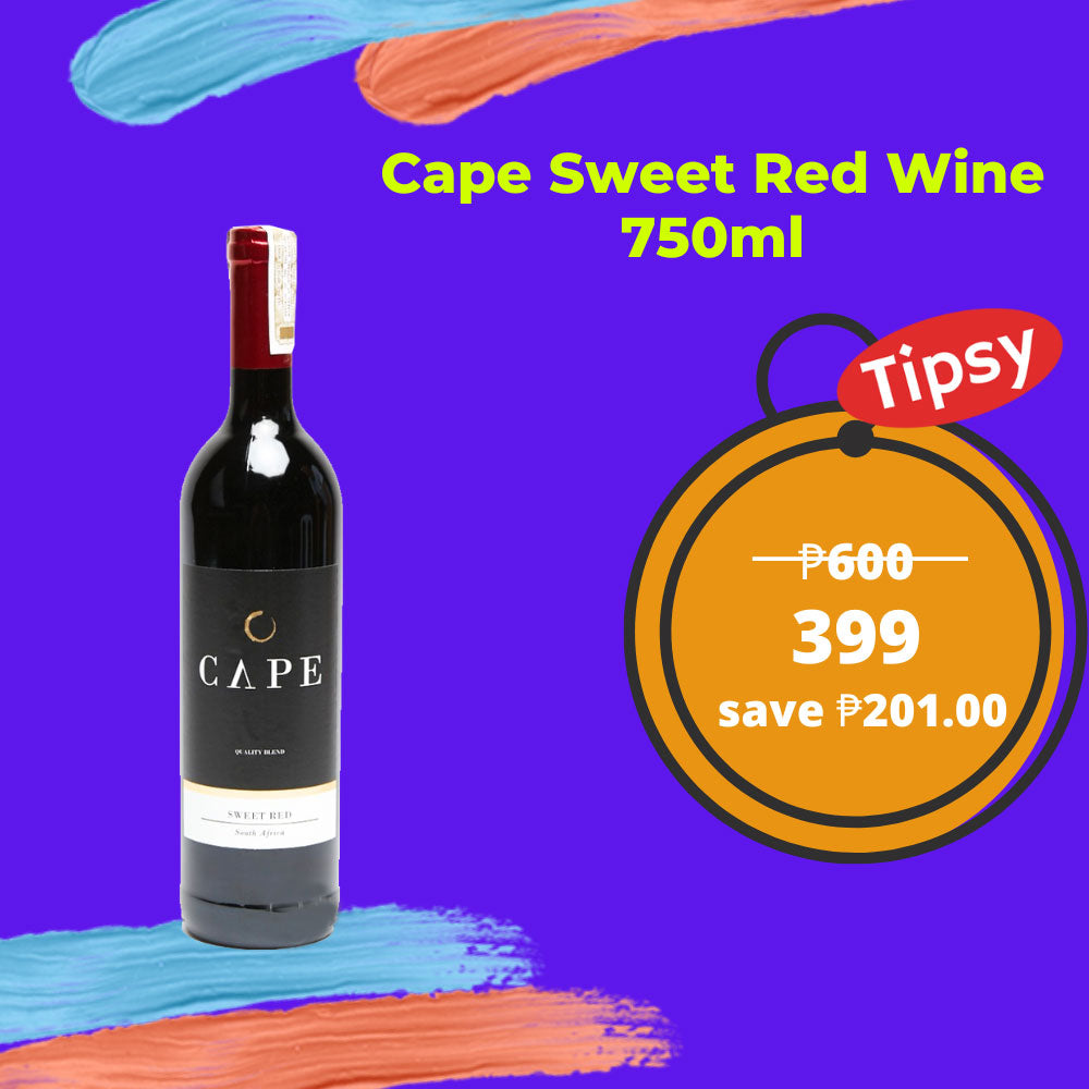 Buy Cape Sweet Red Wine 750ml at a Very Affordable Price in the Philippines