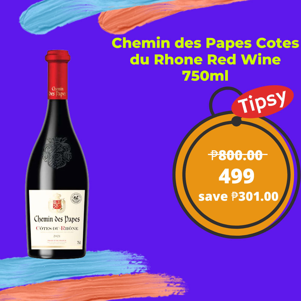 Buy Chemin des Papes Cotes du Rhone Red Wine 750ml at a Very Affordable Price in the Philippines