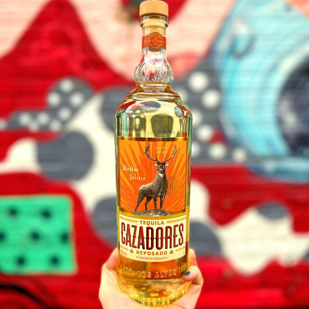 Crafted from 100% Blue Agave, Tequila Cazadores Reposado is aged to perfection in new, small, American white oak casks for over two months