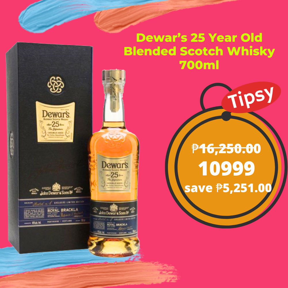 Dewars 25 Year Old Blended Scotch Whisky 70cl Price PH, reviews