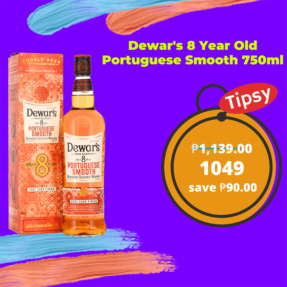 Buy Dewar's 8 Year Old Portuguese Smooth Whisky 750ml at a Very Affordable Price in the Philippines