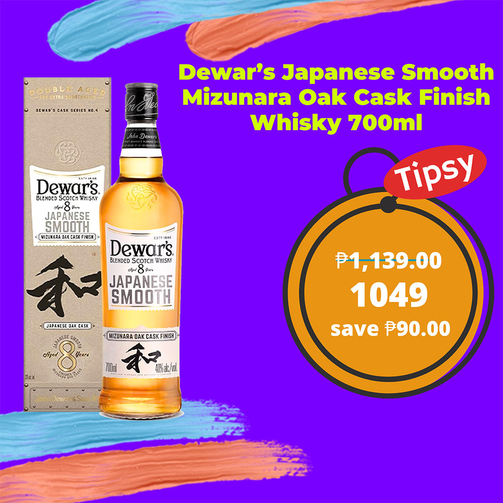 Buy Dewar’s Japanese Smooth Mizunara Oak Cask Finish Whisky 700ml at a Very Affordable Price in the Philippines