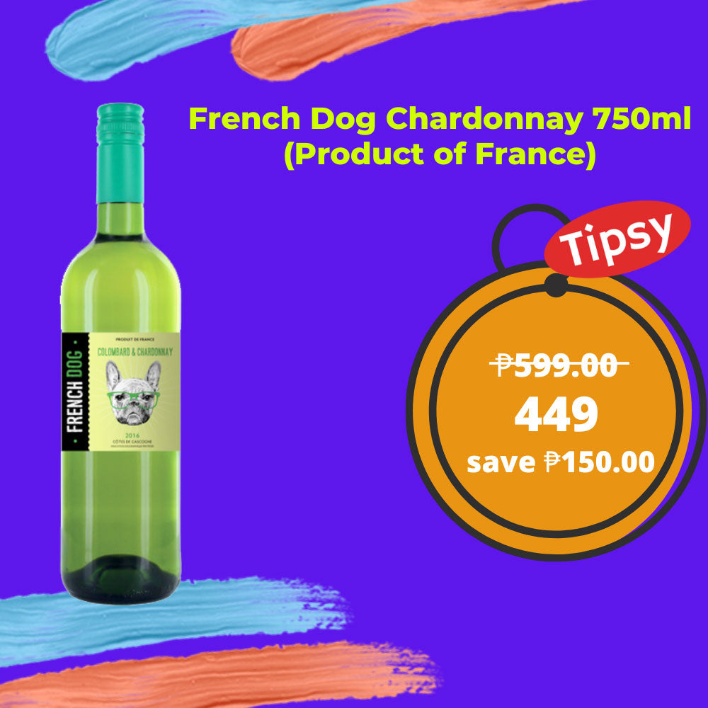 Buy French Dog Chardonnay 750ml (Product of France) Wine at a Very Affordable Price in the Philippines