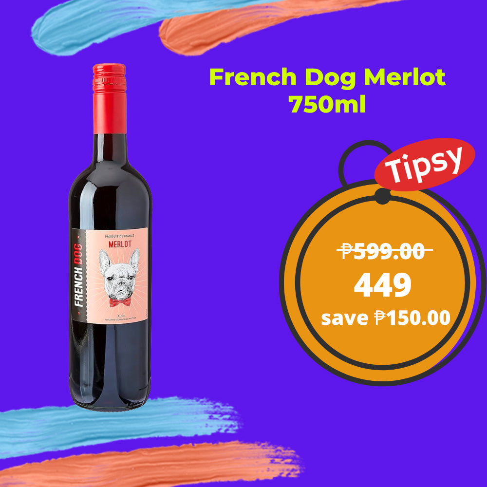 Buy French Dog Merlot Wine 750ml at a Very Affordable Price in the Philippines