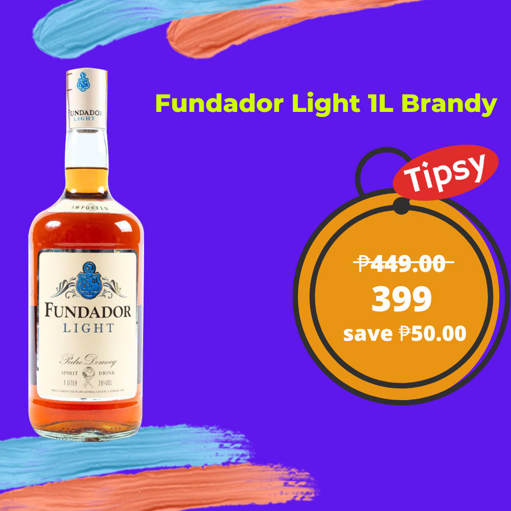 Buy Fundador Light 1L Brandy at a Very Affordable Price in the Philippines