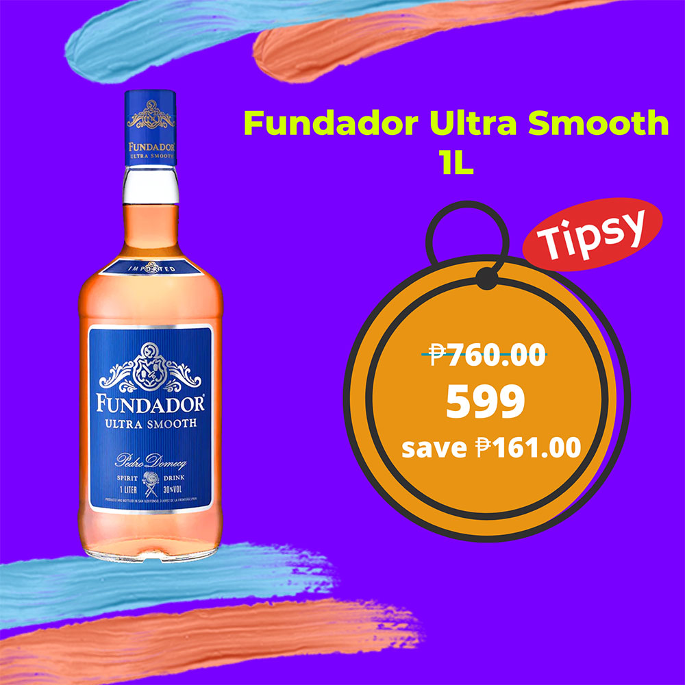 Buy Fundador Ultra Smooth Brandy 1L at a Very Affordable Price in the Philippines