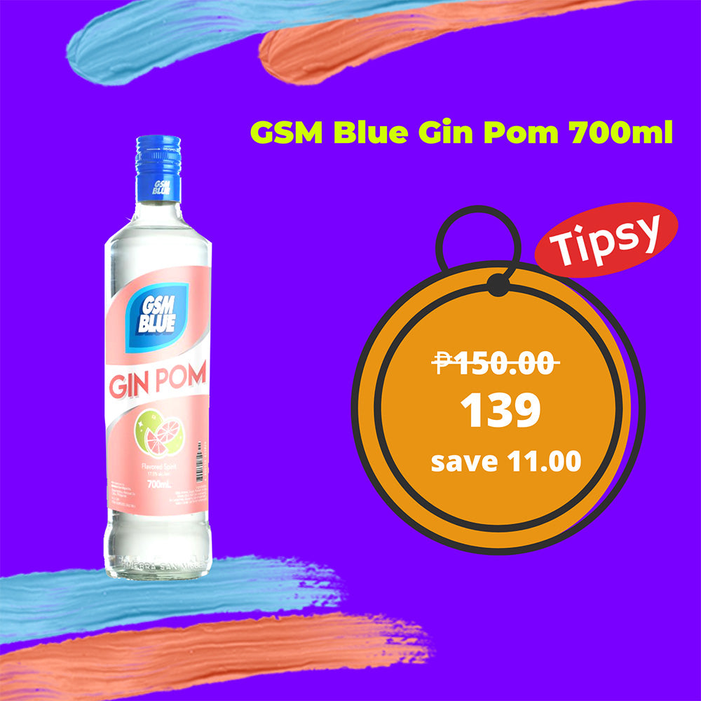 View GSM Blue Gin Pom 700ml price PH, reviews, country of origin