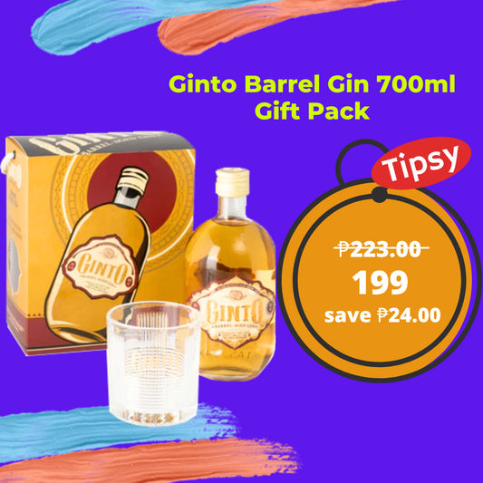 Ginto Barrel Gin 700ml Gift Pack Price Philippines