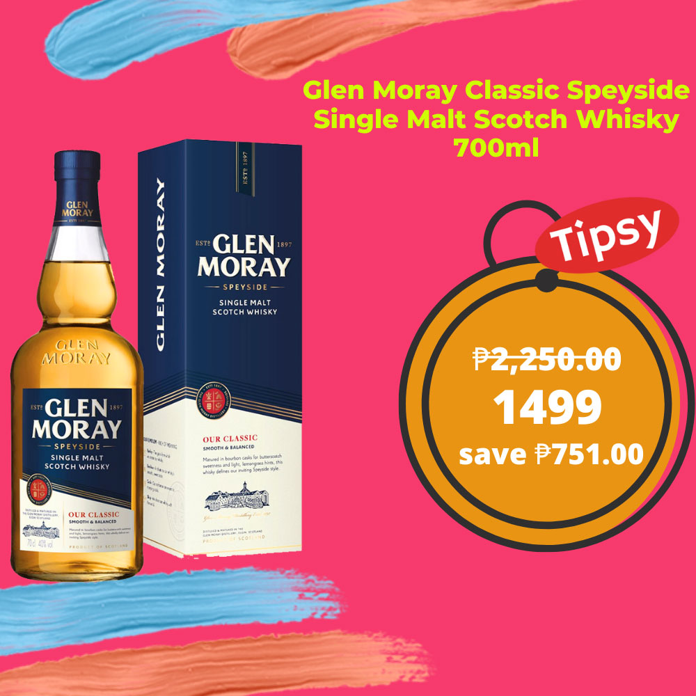 Buy Glen Moray Classic Speyside Single Malt Scotch Whisky 700ml at a Very Affordable Price in the Philippines