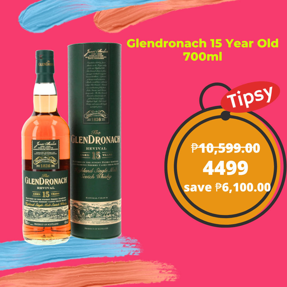 Buy Glendronach 15 Year Old 700ml Single Malt Whisky at a Very Affordable Price in the Philippines