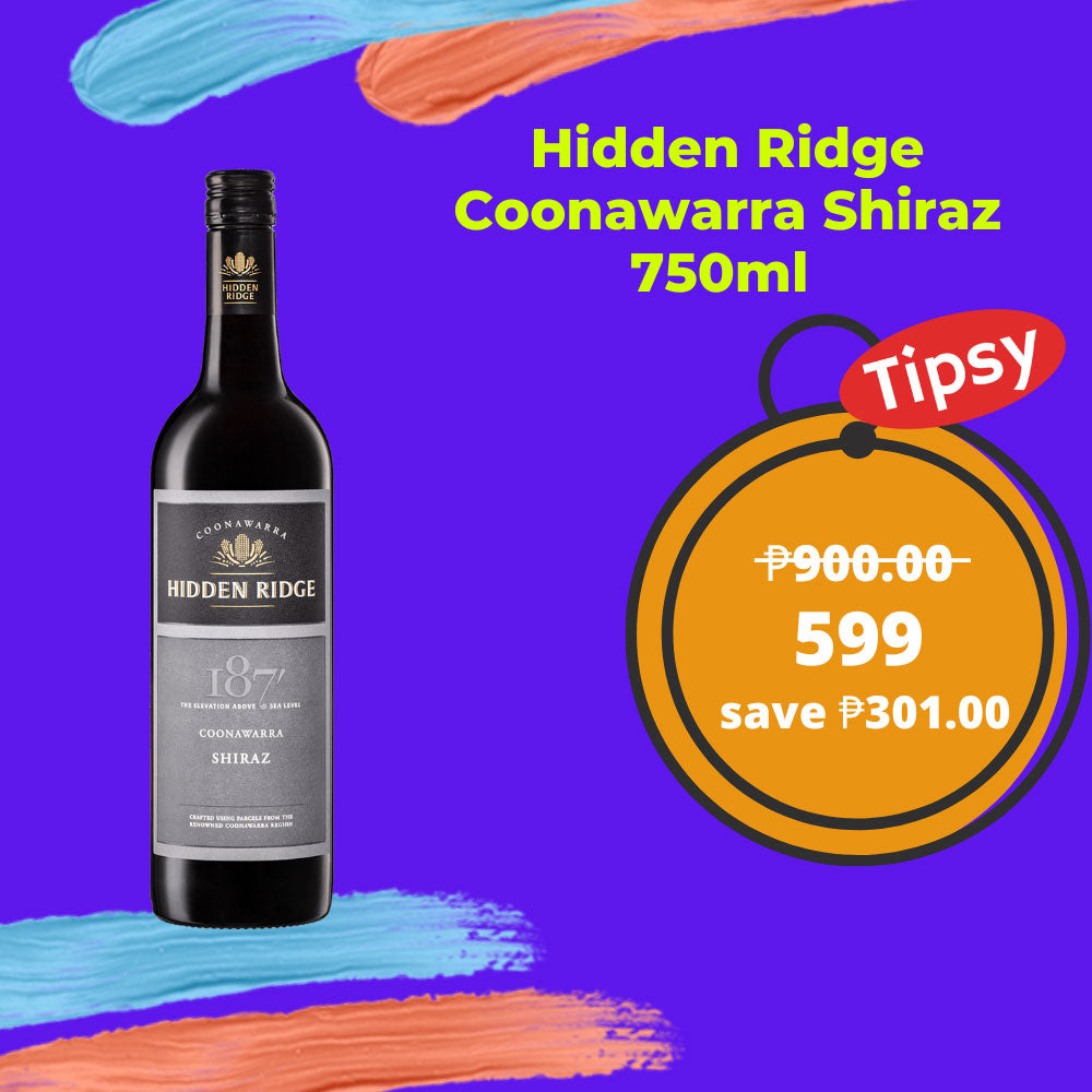 Buy Hidden Ridge Coonawarra Shiraz 750ml Wine at a Very Affordable Price in the Philippines