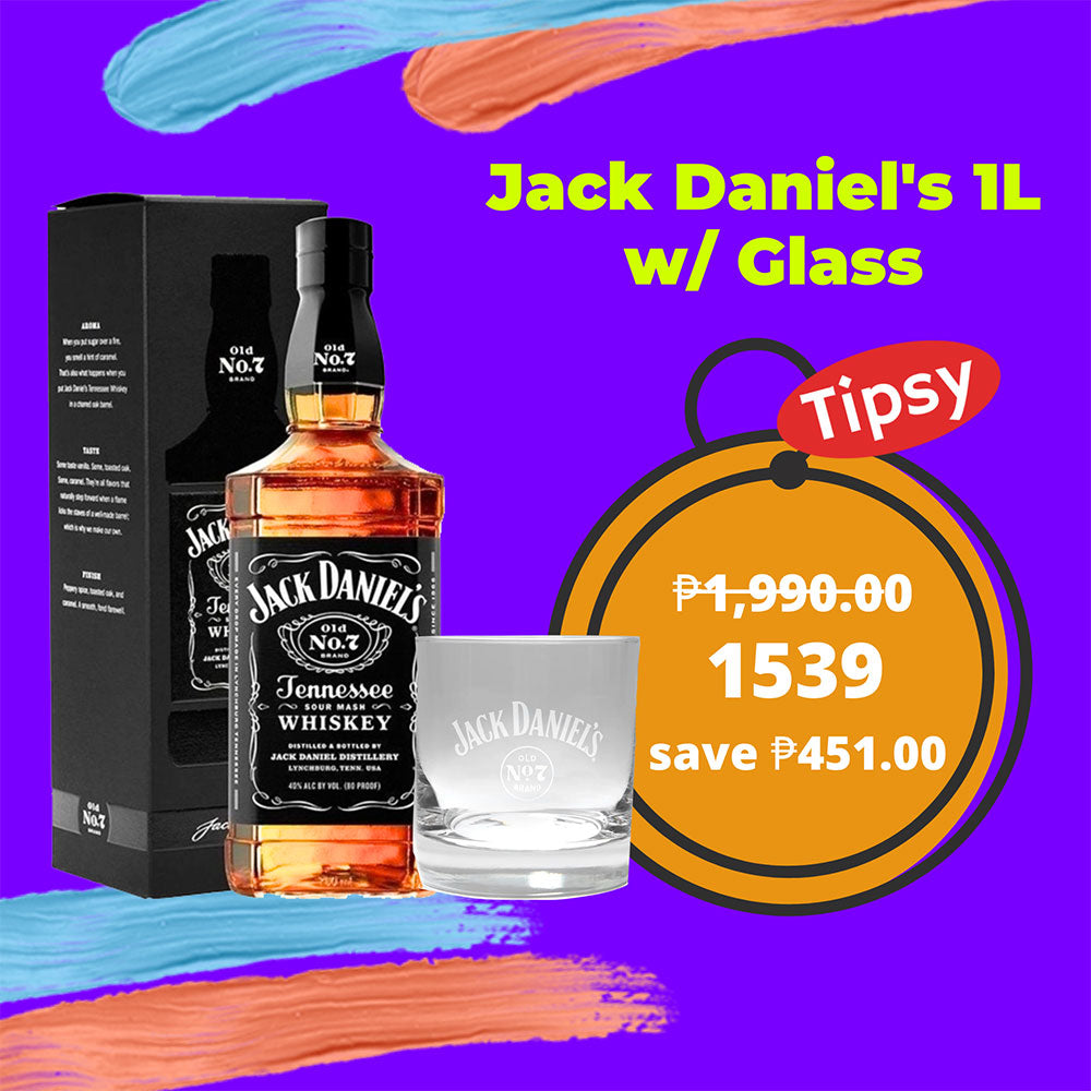 Jack Daniel's 1L w/ Glass