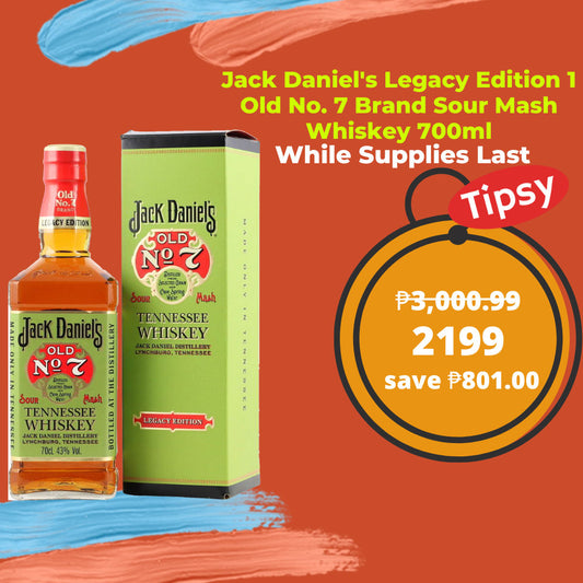 Jack Daniel's Legacy Edition 1 Old No. 7 Brand Sour Mash Whiskey 700ml 43% ABV Price Philippines