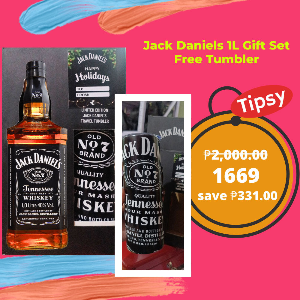 Jack Daniels 1L Gift Set with JD Free Tumbler Price Philippines