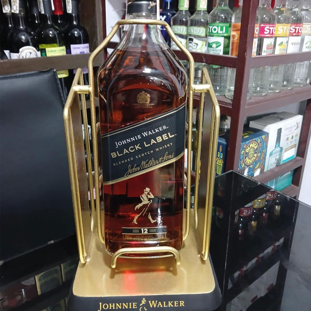 Johnnie Walker Black Label 12 Year Old Blended Scotch Whisky 1.75L with Cradle (40% abv) Price Philippines