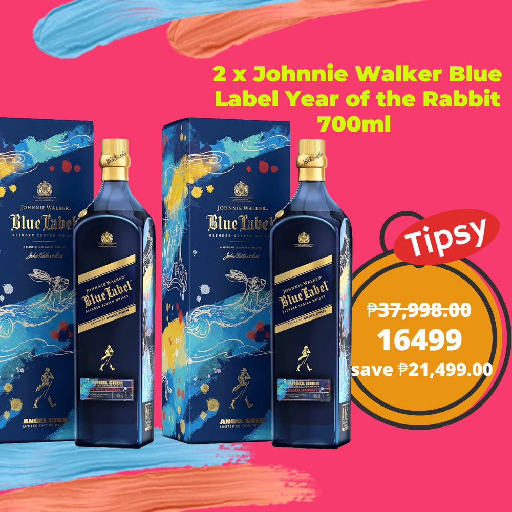 2 x Johnnie Walker Blue Label Year Of The Rabbit 700ml