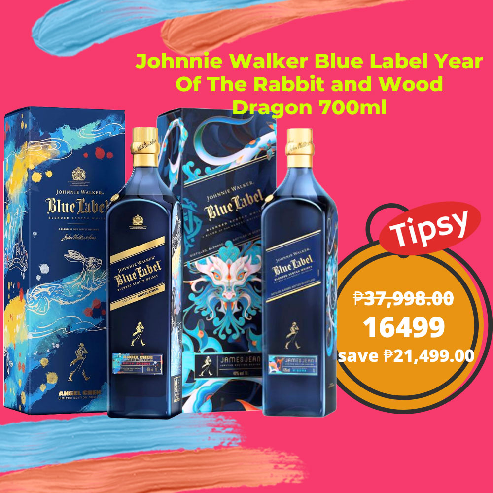 Johnnie Walker Blue Label Year Of The Rabbit and Wood Dragon 700ml