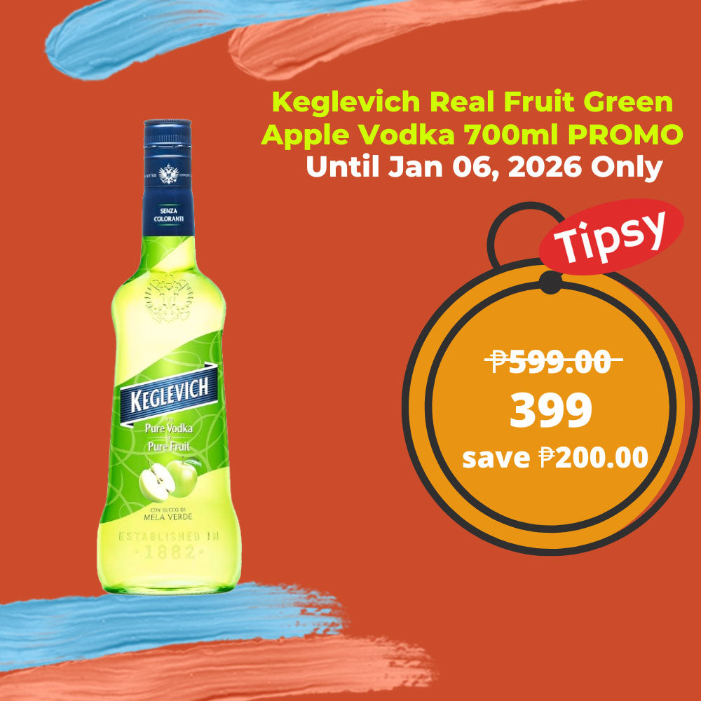 Keglevich Real Fruit Green Apple Vodka 700ml PROMO Price Philippines