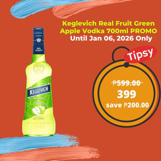 Keglevich Real Fruit Green Apple Vodka 700ml PROMO Price Philippines