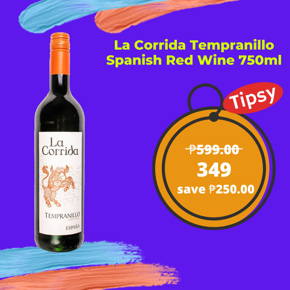 Buy La Corrida Tempranillo Spanish Red Wine 750ml at a Very Affordable Price in the Philippines