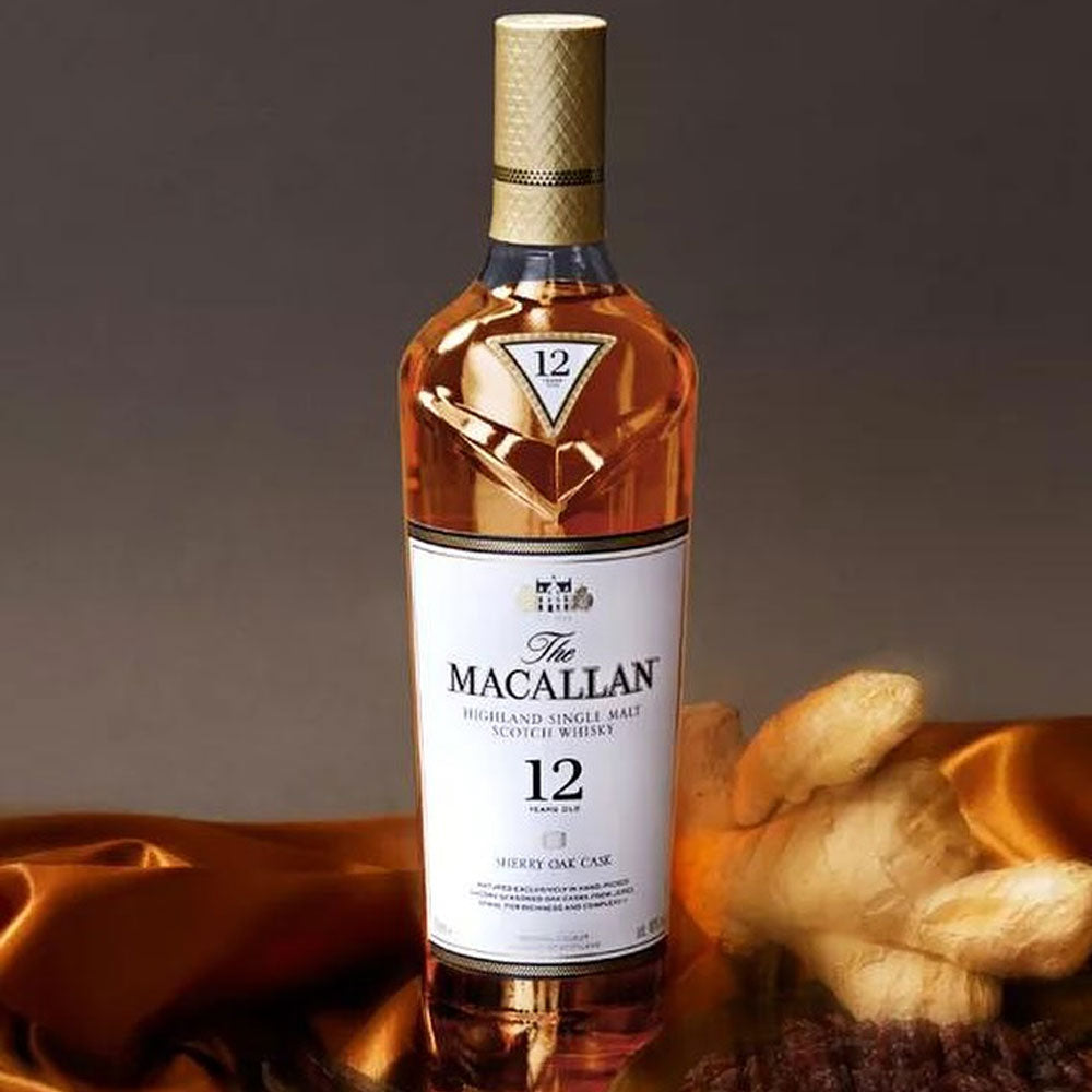 Macallan 12 Sherry Oak Cask 700ml Single Malt Whisky (40% abv)