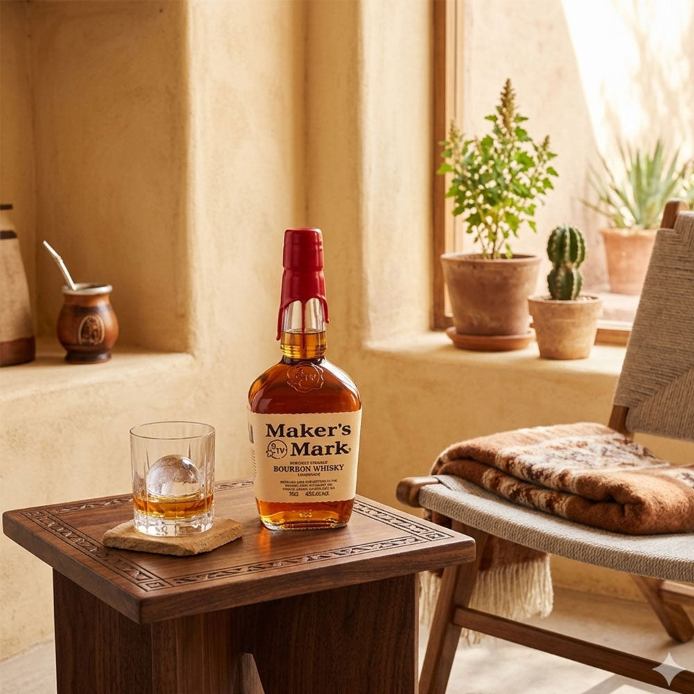 Maker's Mark Kentucky Straight Bourbon Whiskey is a unique and full-flavoured,