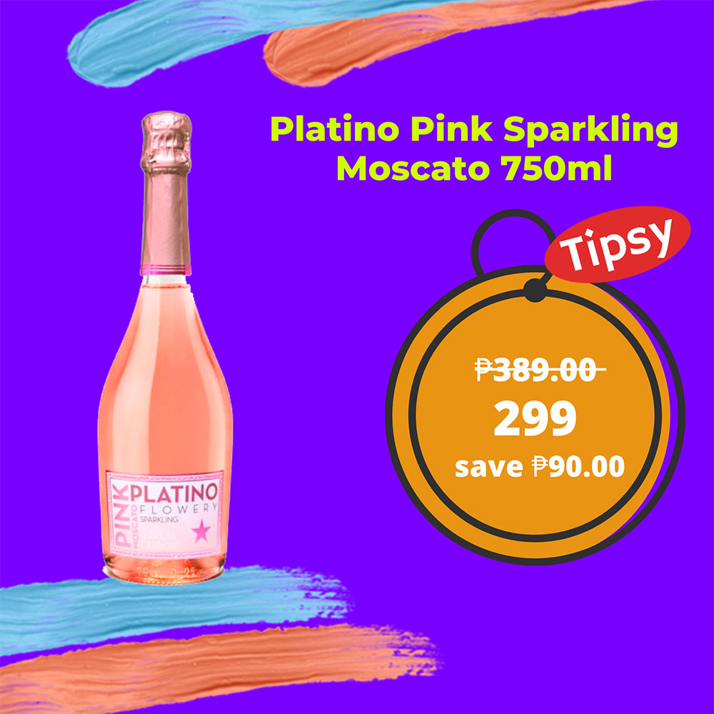 Buy Platino Pink Sparkling Moscato Wine 750ml at a Very Affordable Price in the Philippines