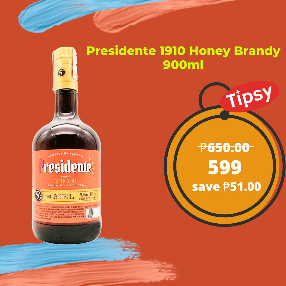 Presidente 1910 Honey Brandy 900ml Price Philippines