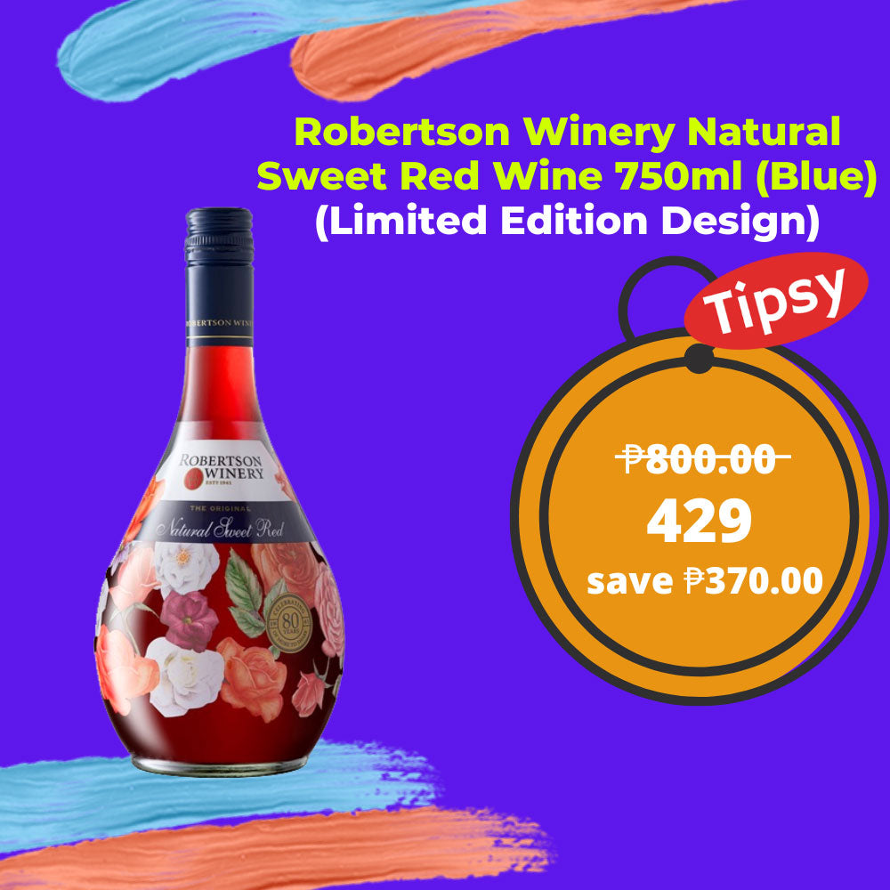 Robertson Winery Natural Sweet Red Wine 750ml (Blue) Price Philippines