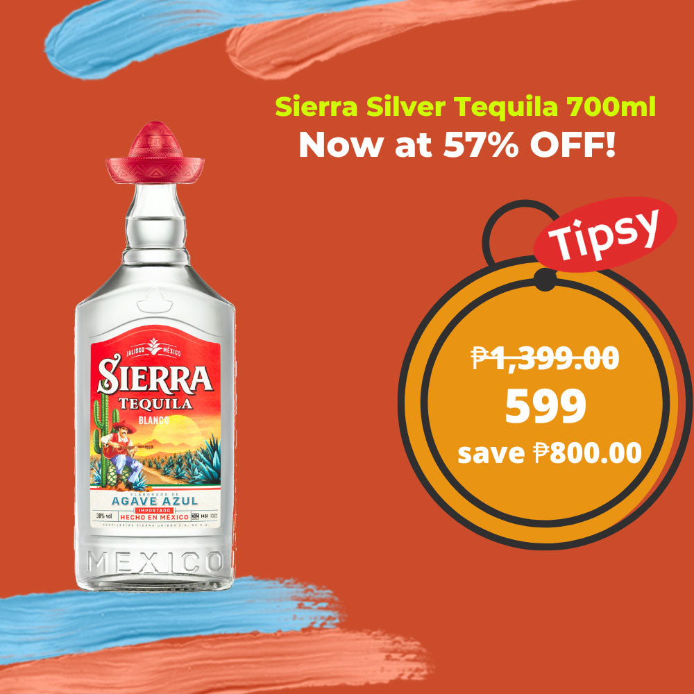 Buy Sierra Silver Tequila 700ml at a Very Affordable Price in the Phil –  Tipsy