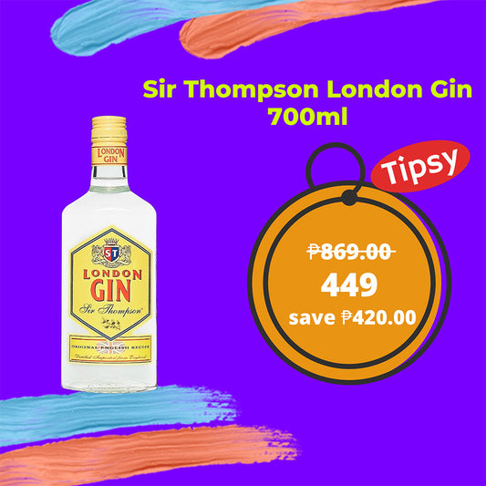 Buy Sir Thompson London Gin 700ml at a Very Affordable Price in the Philippines