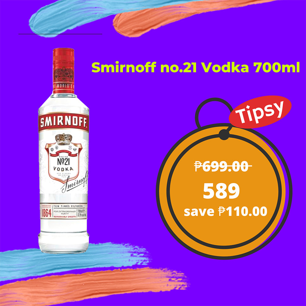 Buy Smirnoff no.21 Vodka 700ml at a Very Affordable Price in the Philippines