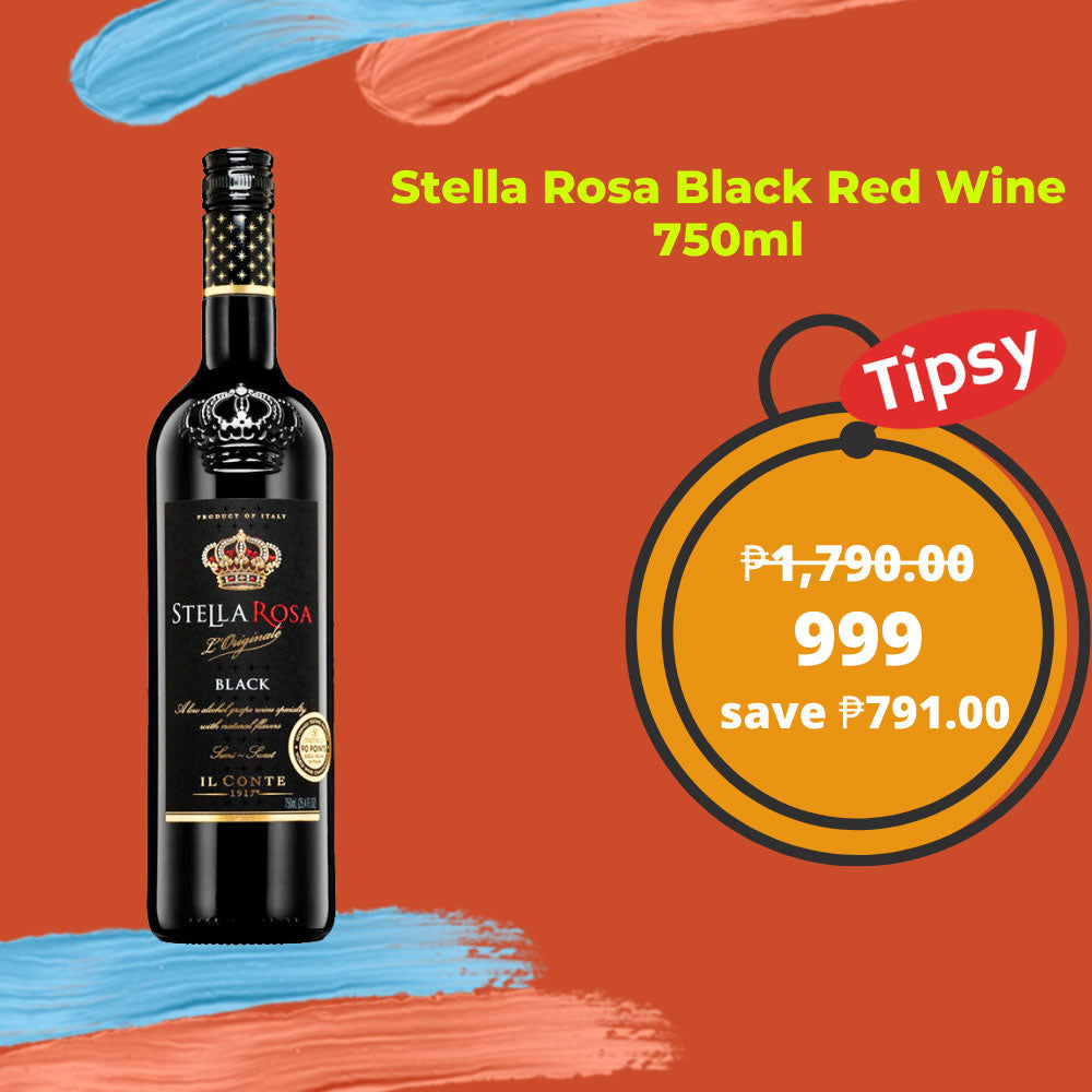 Stella Rosa Black Red Wine 750ml 5% ABV Price Philippines