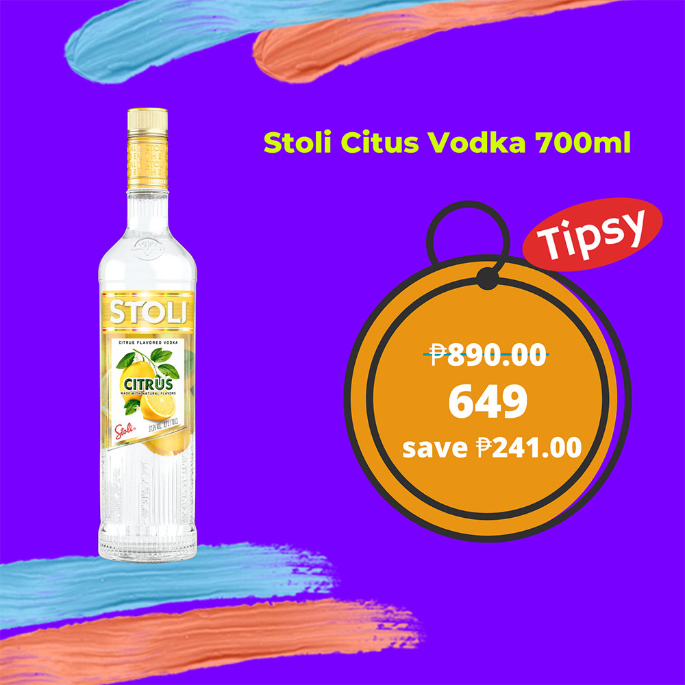 Buy Stoli Vodka Citrus 700ml at a Very Affordable Price in the Philippines