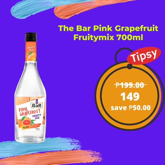 Buy The Bar Pink Grapefruit Fruitymix Gin 700ml at a Very Affordable Price in the Philippines