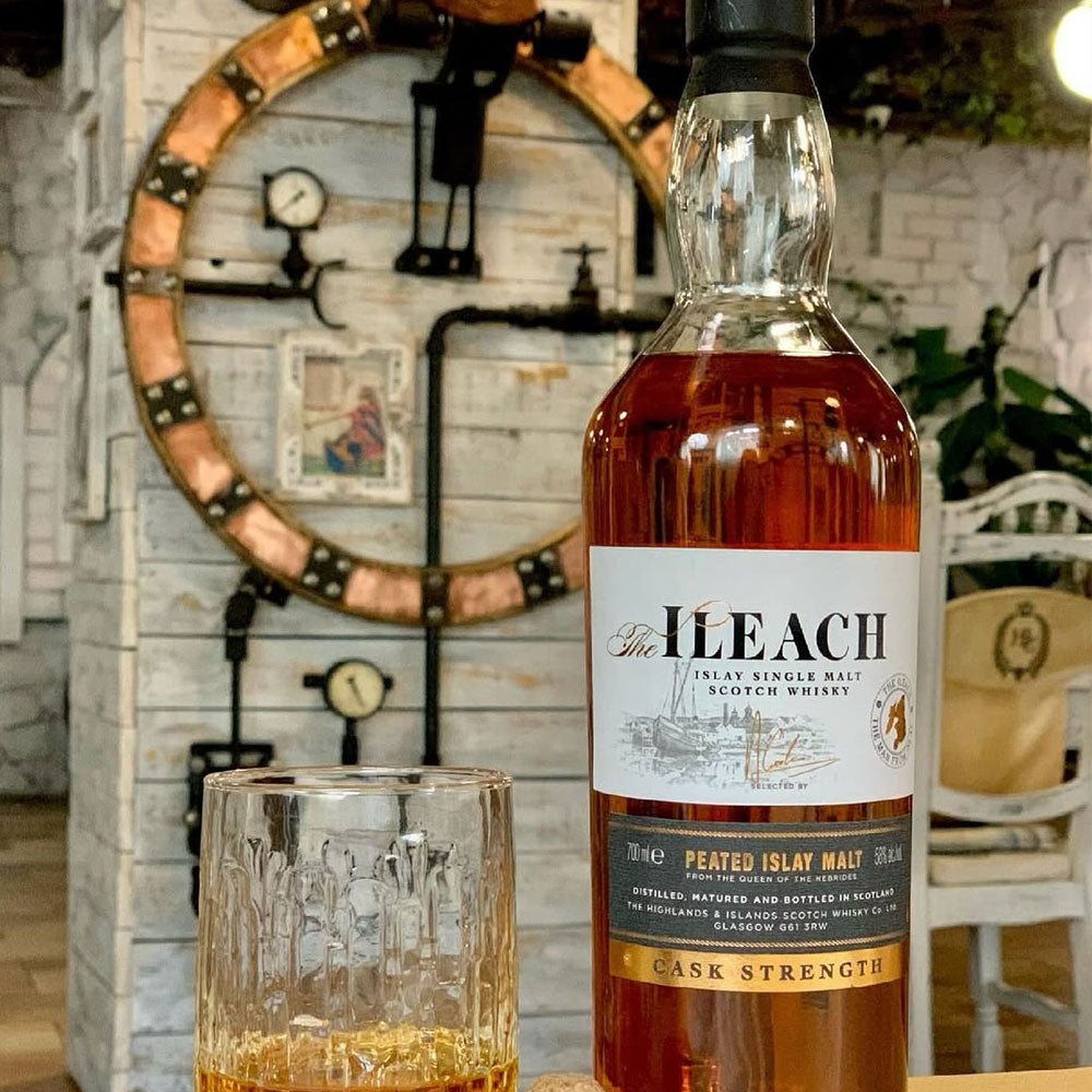 The Ileach Cask Strength Peated Islay Single Malt 700ml (58% ABV) Price PH