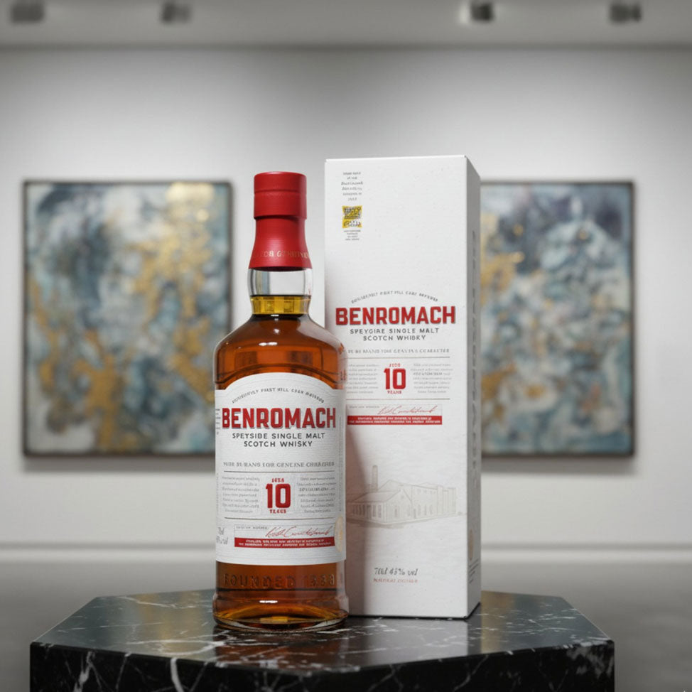 The excellent 10 Year Old expression from the Benromach Distillery is a marvellous single malt,